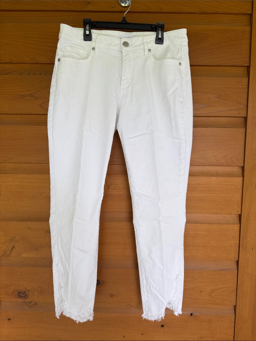Loft Curvy skinny size 8 high low hem